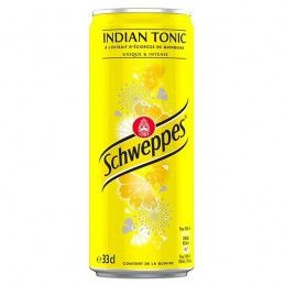 Schweppes Indian Tonic (24 x 33cl Canettes)
